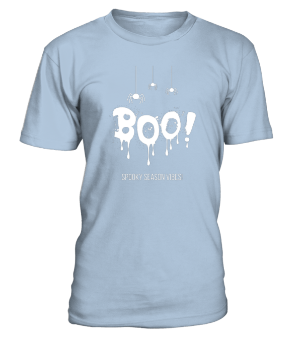 T-Shirt col rond Unisexe Boo Spooky Season Vibes – Image 13