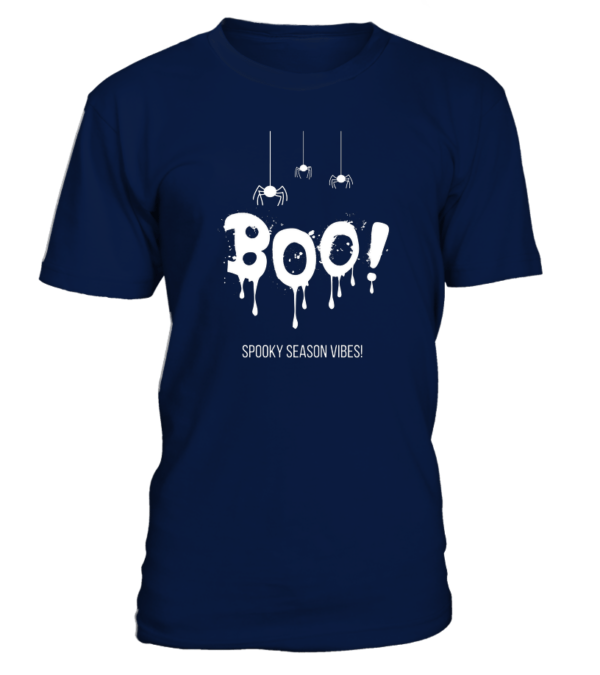 T-Shirt col rond Unisexe Boo Spooky Season Vibes – Image 17