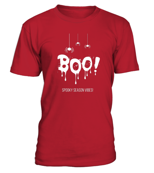 T-Shirt col rond Unisexe Boo Spooky Season Vibes – Image 19