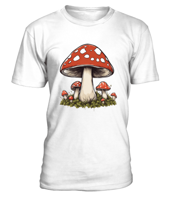 T-Shirt col rond Unisexe Je suis un Champignon