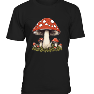 T-Shirt col rond unisexe Je suis un Champignon
