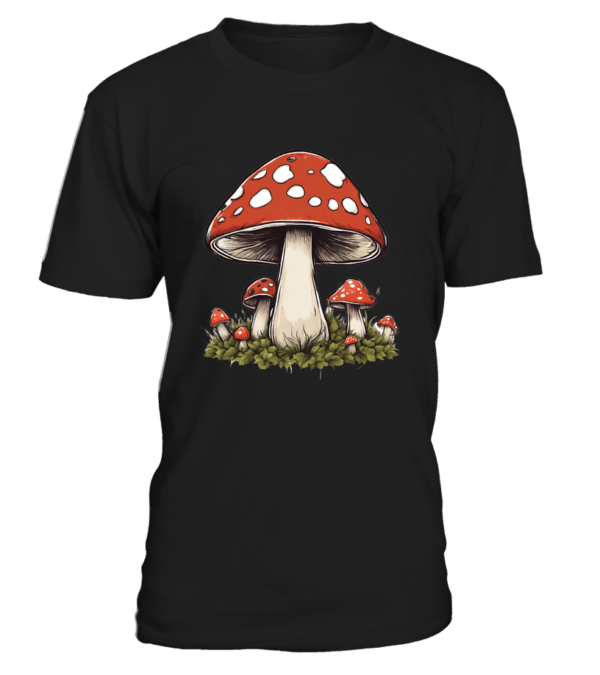 T-Shirt col rond unisexe Je suis un Champignon