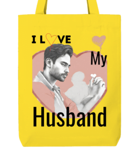 Sac en toile I love my husband