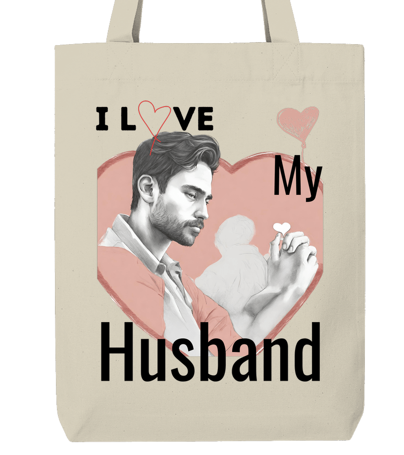 Sac en toile I love my husband