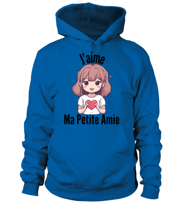 Sweat à capuche Unisexe j'aime ma petite amie – Image 15