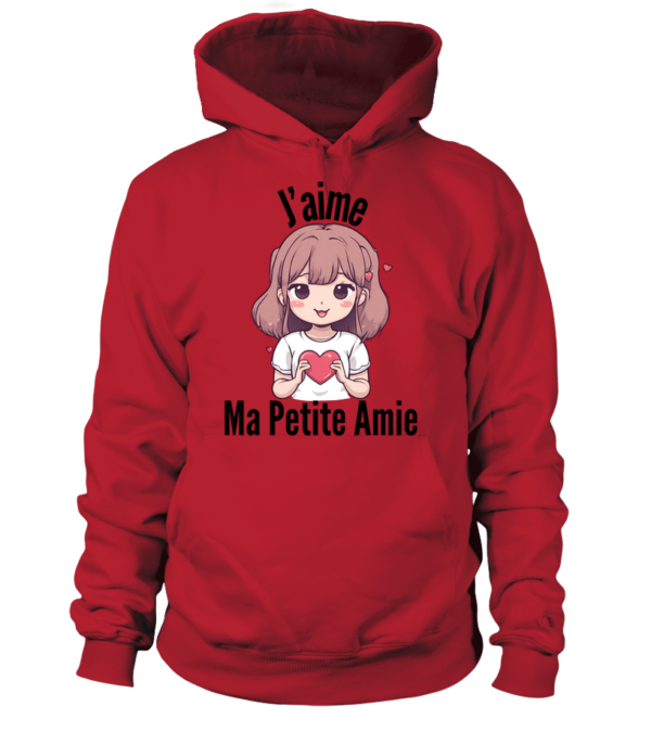 Sweat à capuche Unisexe j'aime ma petite amie – Image 19