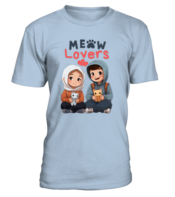 T-Shirt col rond Unisexe Meow Lovers – Image 11