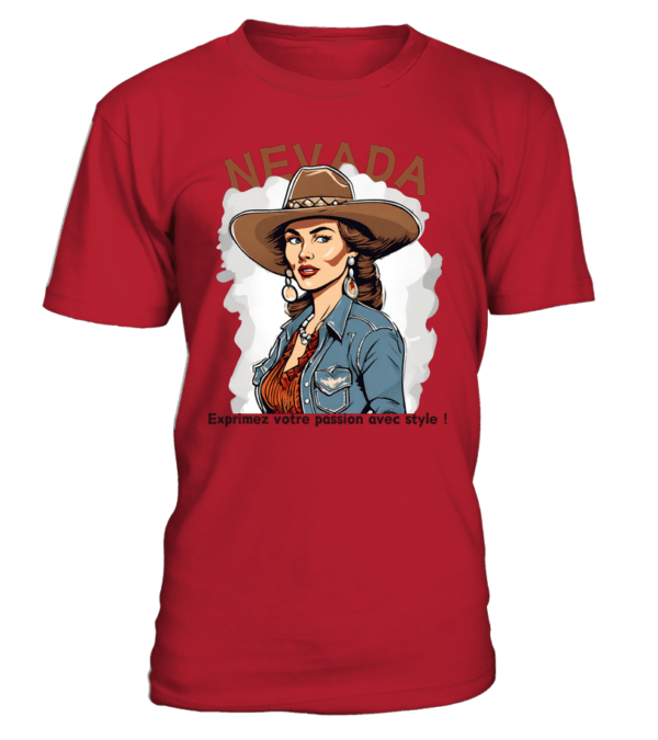 T-Shirt col rond Unisexe Nevada : exprimez votre passion avec style – Image 25