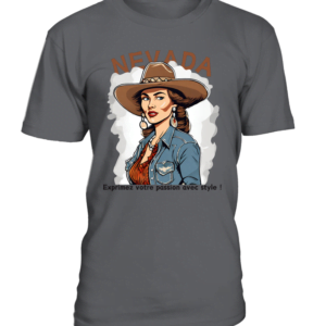 T-Shirt col rond Unisexe Nevada : exprimez votre passion avec style