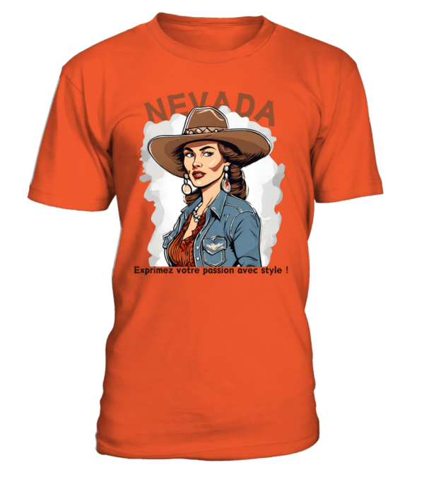 T-Shirt col rond Unisexe Nevada : exprimez votre passion avec style – Image 9
