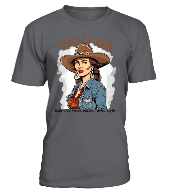 T-Shirt col rond Unisexe Nevada : exprimez votre passion avec style