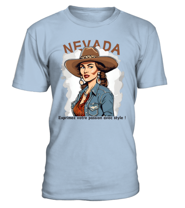 T-Shirt col rond Unisexe Nevada : exprimez votre passion avec style – Image 15