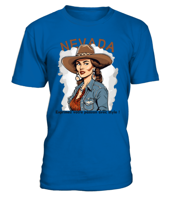 T-Shirt col rond Unisexe Nevada : exprimez votre passion avec style – Image 17