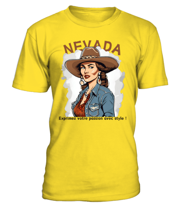 T-Shirt col rond Unisexe Nevada : exprimez votre passion avec style – Image 19