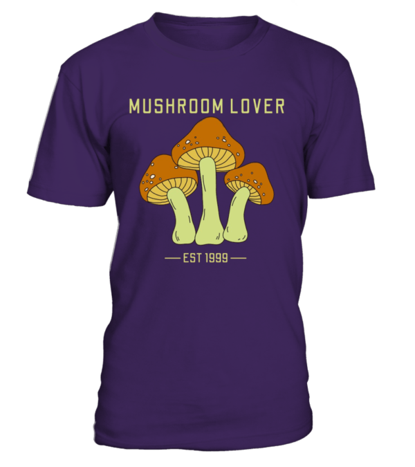 T-Shirt col rond Unisexe mushroom lover – Image 3