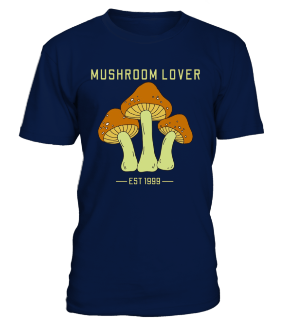 T-Shirt col rond Unisexe mushroom lover – Image 13