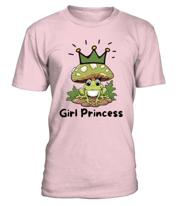 T-Shirt Col Rond Unisexe Girl Princess : Affirmez Votre Style Royal