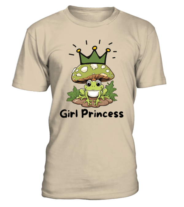 T-Shirt col rond Unisexe girl princess – Image 3