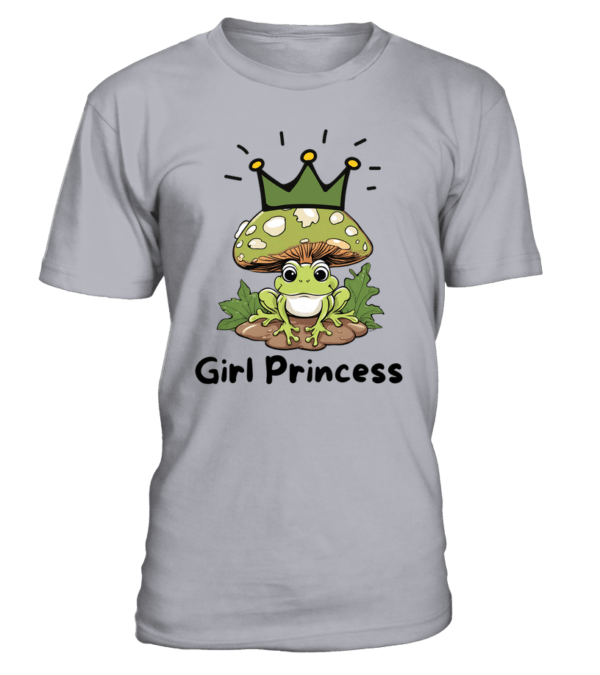 T-Shirt col rond Unisexe girl princess – Image 5