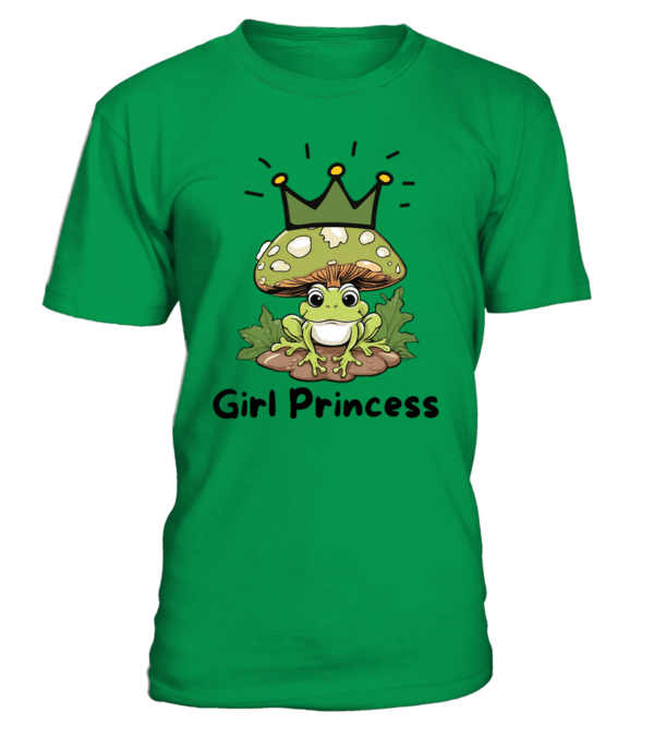 T-Shirt col rond Unisexe girl princess – Image 7