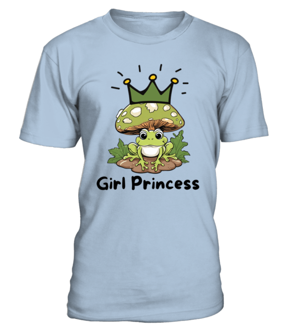 T-Shirt col rond Unisexe girl princess – Image 9