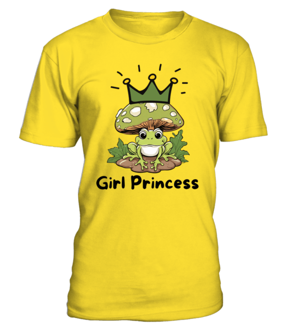 T-Shirt col rond Unisexe girl princess – Image 13