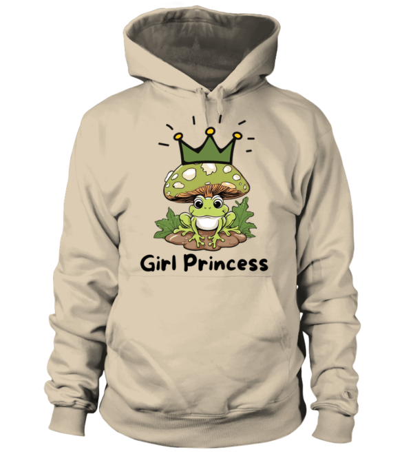 Sweat à capuche Unisexe girl princess – Image 3