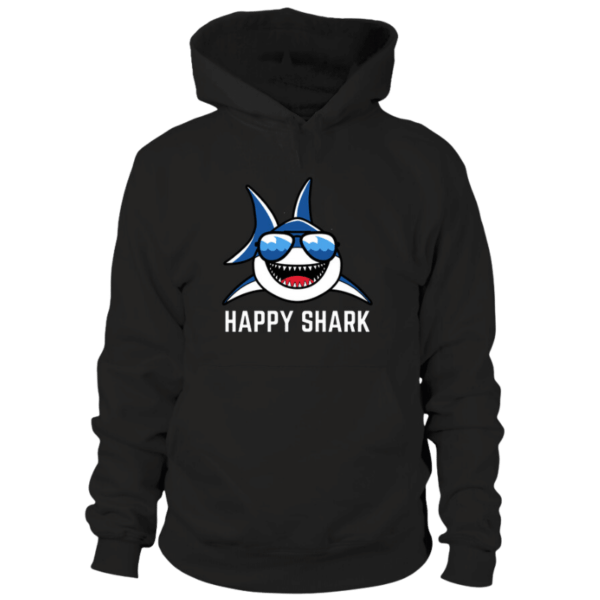 Retrouvez le confort et le style uniques du sweat à capuche Happy Shark