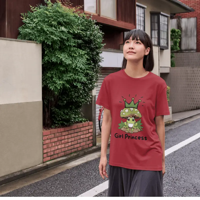 T-shirt col rond unisexe girl princess avis