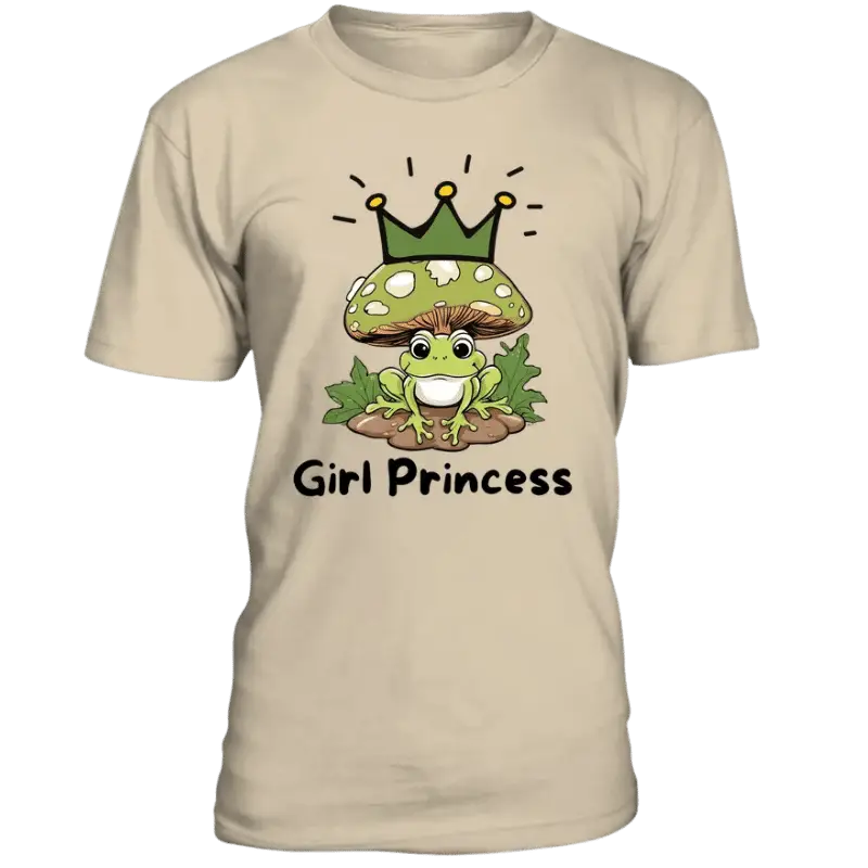T-shirt col rond unisexe girl princess meilleure marque