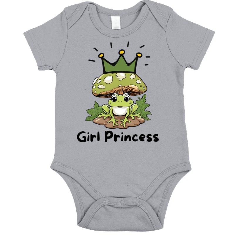 Confort royal : Offrez à votre bébé la douceur des body bébé Girl Princess.