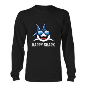 T-Shirt manches longues Unisexe Happy shark
