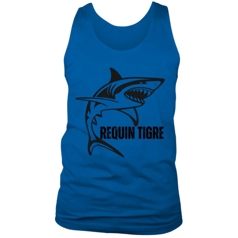 Débardeur Unisexe Requin Tigre : Offrez-vous un Style Sauvage et Inoubliable