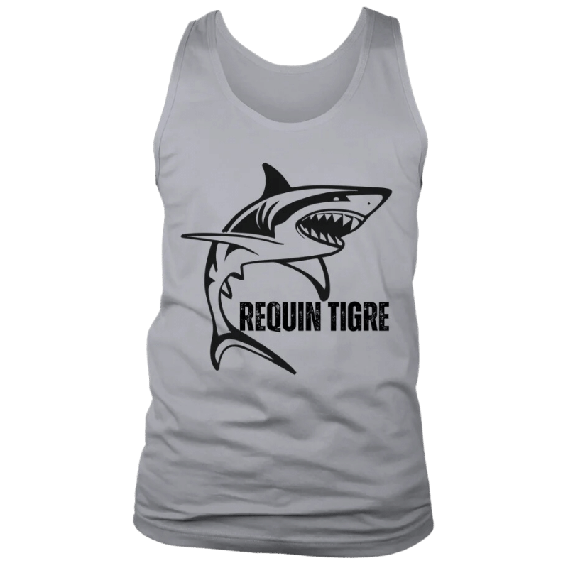 Débardeur Unisexe Requin Tigre : Libérez votre Instinct Sauvage avec ce Design Unique