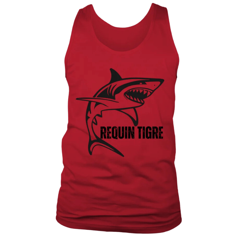 Débardeur Unisexe Requin Tigre : Affrontez l'Été avec Style et Férocité