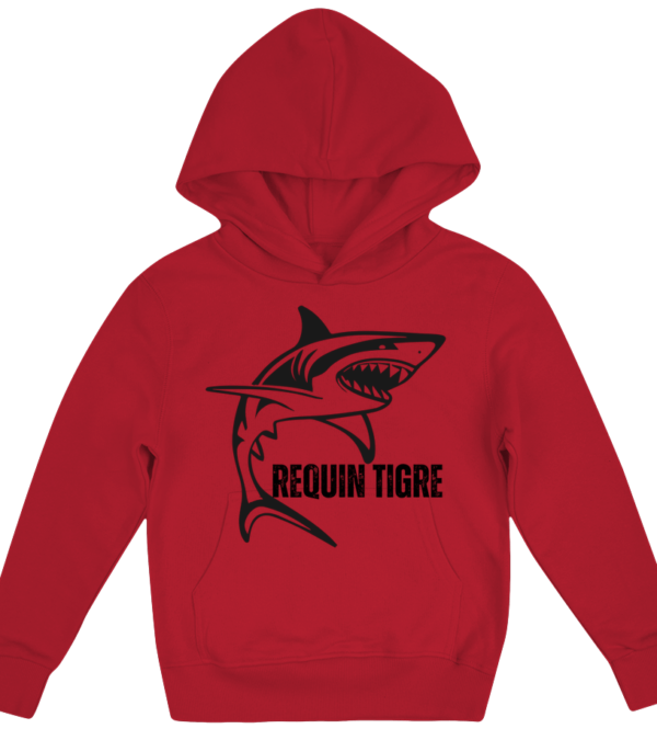 Sweat à Capuche Enfant requin tigre – Image 5