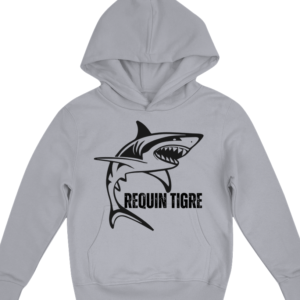 Sweat à Capuche Enfant requin tigre