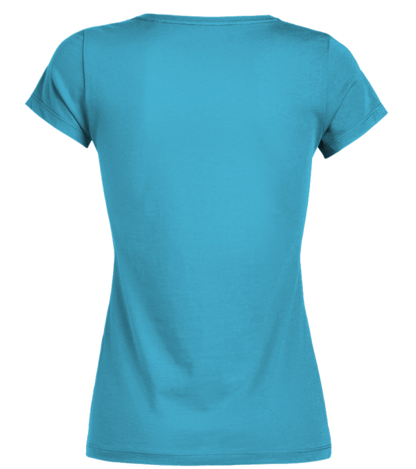 T-Shirt Col Rond Bio Femme requin tigre – Image 4