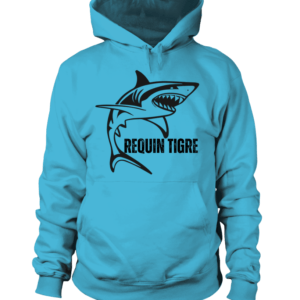Sweat à capuche Unisexe Requin tigre
