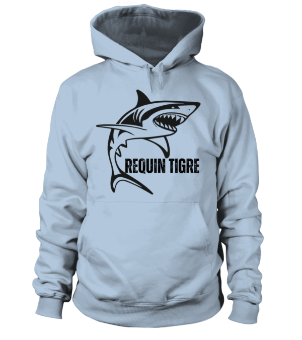 Sweat à capuche Unisexe Requin tigre – Image 9