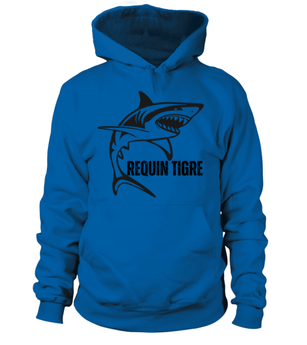 Sweat à capuche Unisexe Requin tigre – Image 11