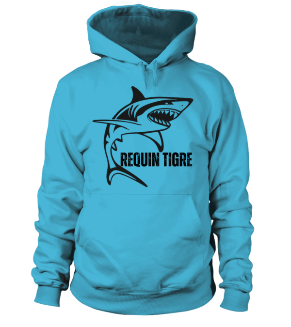 Sweat à capuche Unisexe Requin tigre