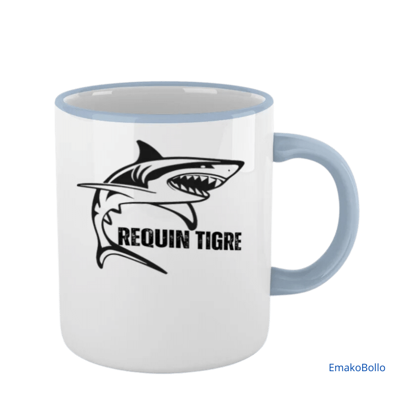 Soyez le roi de la jungle urbaine avec ce mug requin tigre !