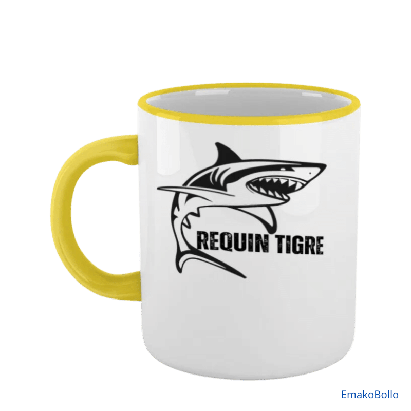 Mug Requin Tigre : Affirmez votre férocité avec style !