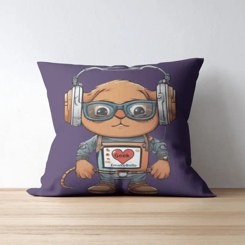 Rejoignez la communauté des geeks satisfaits et ajoutez le Coussin I Love Geek à votre collection dès aujourd'hui !