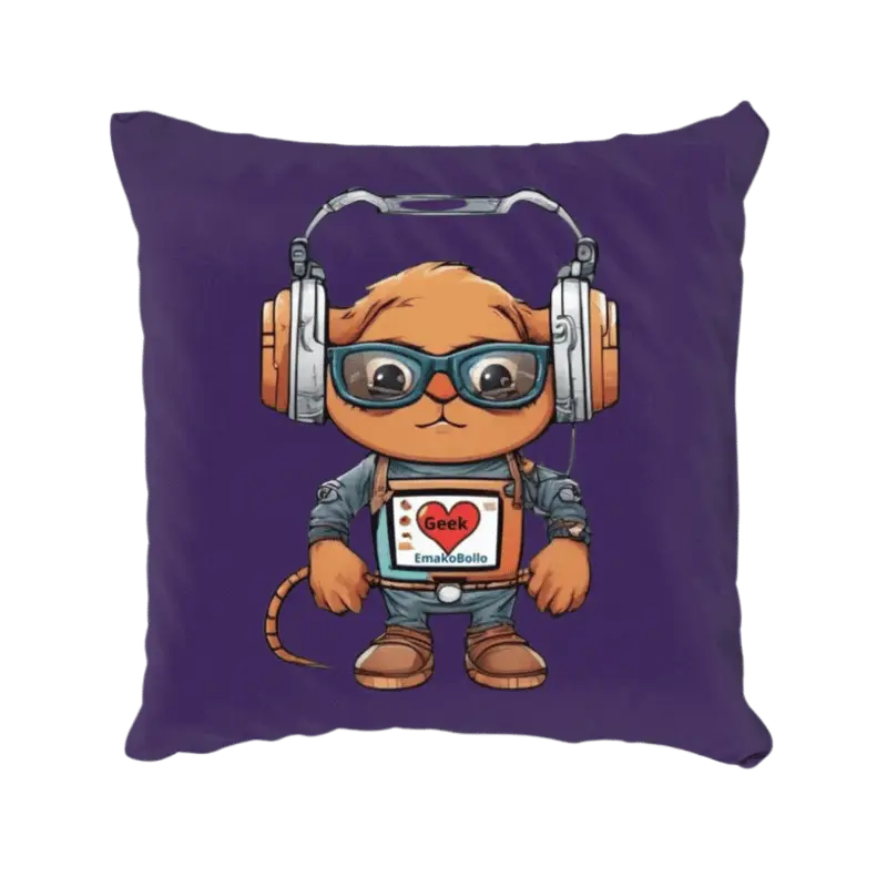 Coussin I Love Geek