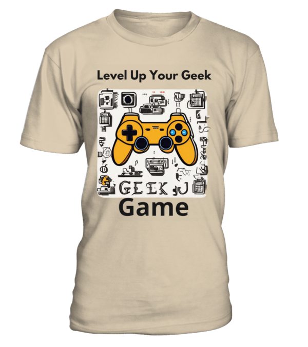 T-Shirt col rond Unisexe  Level Up Your Geek Game – Image 5