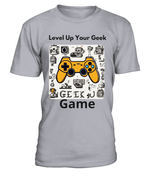T-Shirt col rond Unisexe  Level Up Your Geek Game – Image 7
