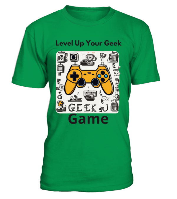 T-Shirt col rond Unisexe  Level Up Your Geek Game – Image 9