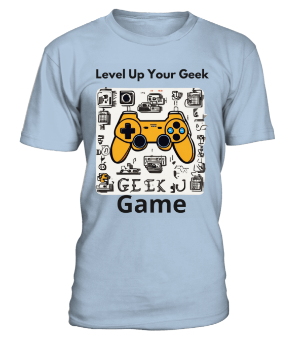 T-Shirt col rond Unisexe  Level Up Your Geek Game – Image 11